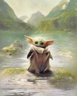 DX4-211 Star Wars Bthe Mandalorian Grogu Landscape